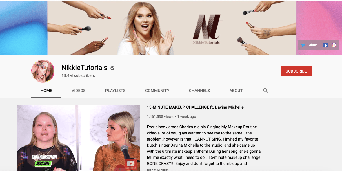 NikkieTutorials YouTube