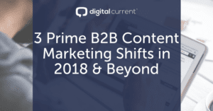 Three prime b2b content marketing shifts