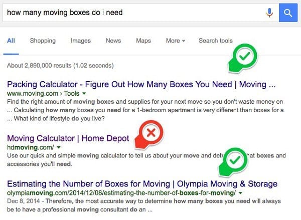 Meta Tags - Moving Boxes Title Tags