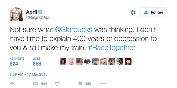 Worst Marketing Campaigns: Starbucks RaceTogether