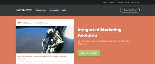 Content Marketing Tools: TrackMaven