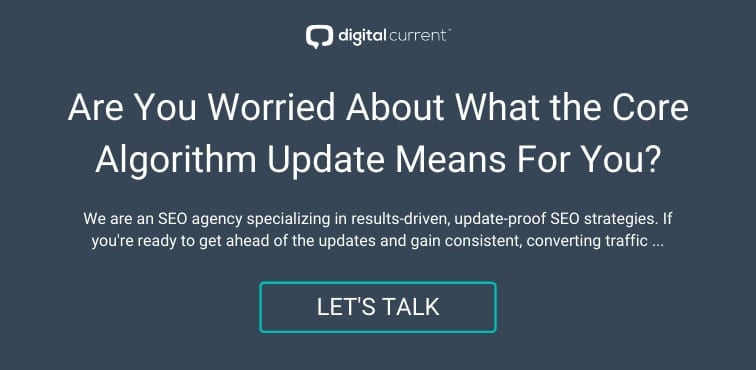 Are you worried about what the core algorithm update means for you?