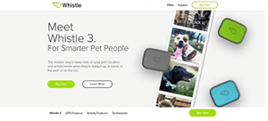Meet whistle 3. For smarter pet people banner